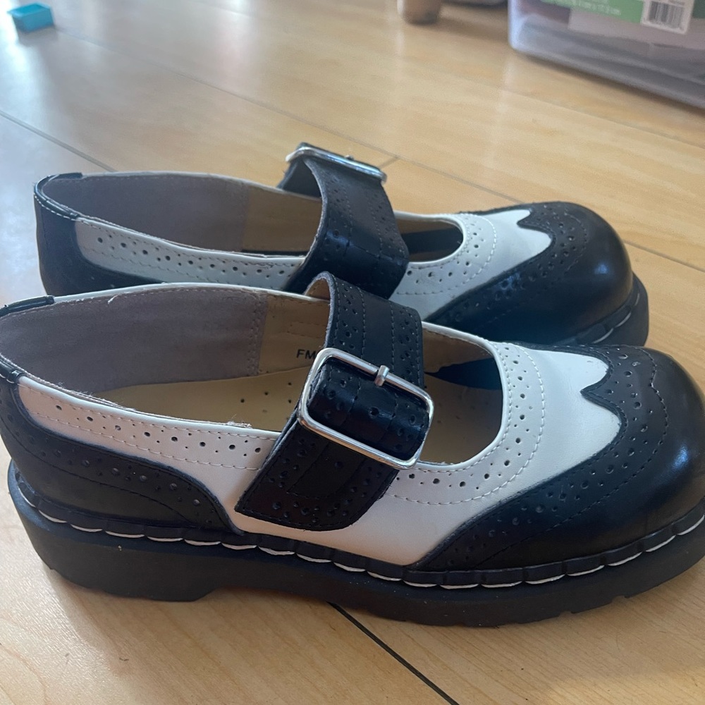 T.U.K. Brogue Mary Janes